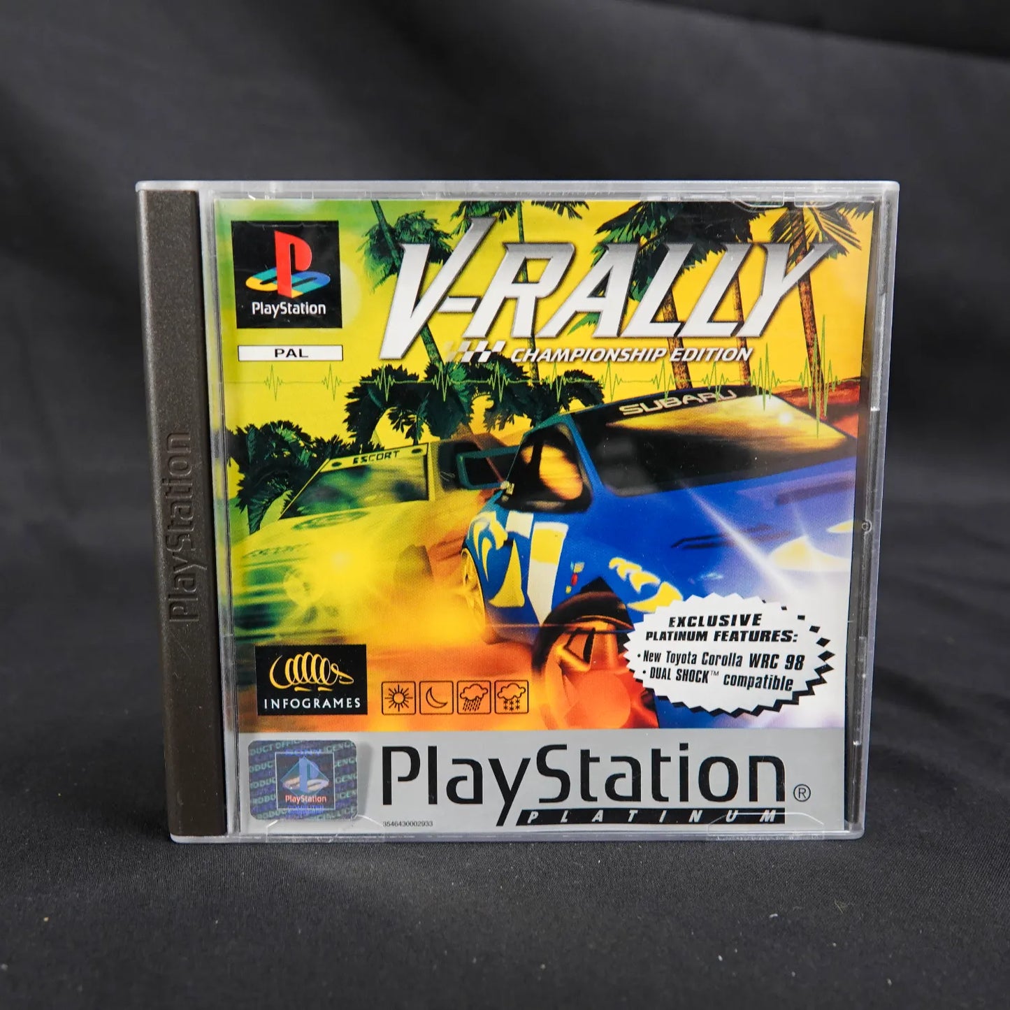 V-Rally - Championship Edition - Playstation 1 PS1 Platinum - CiB - PAL