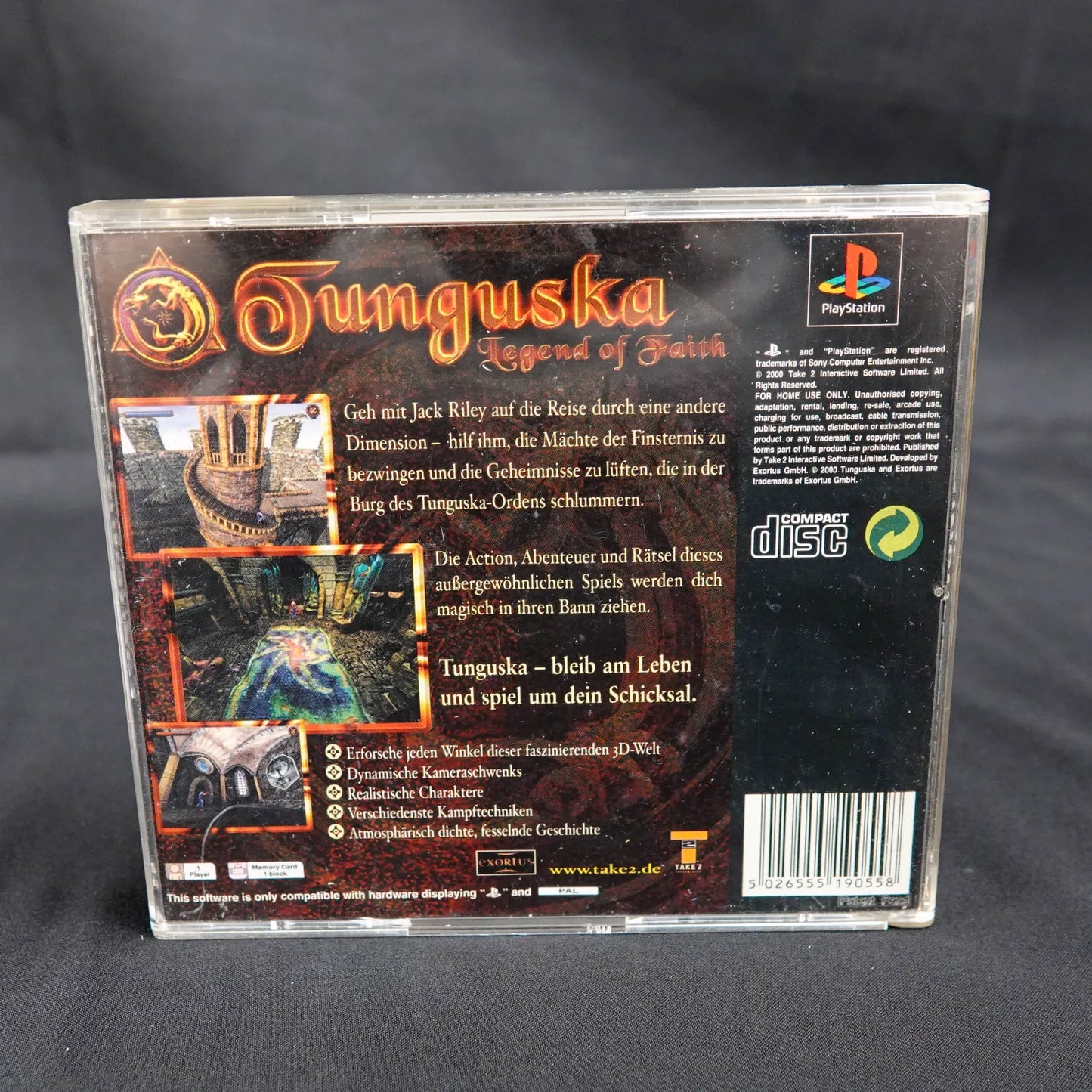 Tanguska Legend of Faith - Playstation 1 PS1 - CiB mit Anleitung - PAL Gebraucht
