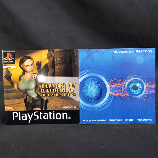 Tomb Raider IV / 4: The Last Revelation - Playsation 1 PS1 - CiB - Deutsch