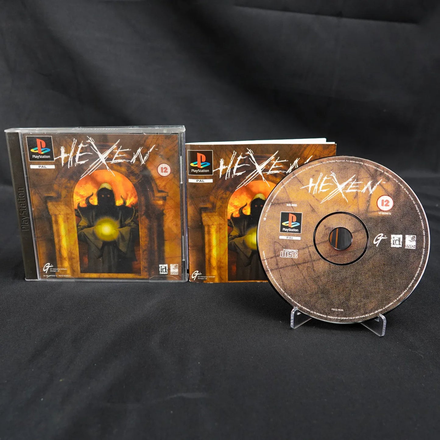 Hexen - Playstation 1 PS1 Spiel - CiB mit Anleitung - PAL - Gebraucht - FSK 18
