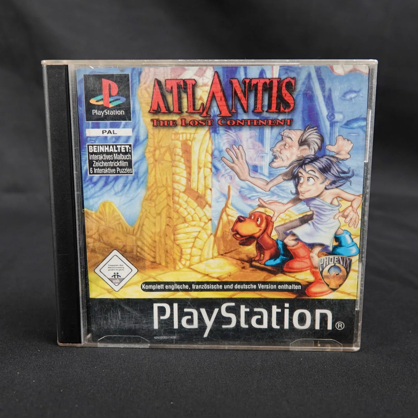 Atlantis: The Lost Continent - Playstation 1 PS1 Spiel - CiB mit Anleitung - PAL