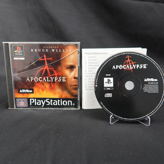 Apocalypse - Playstation 1 PS1 Spiel - Case und Anleitung beschädigt - PAL