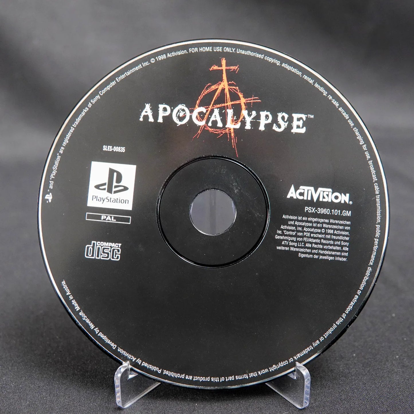 Apocalypse - Playstation 1 PS1 Spiel - Case und Anleitung beschädigt - PAL