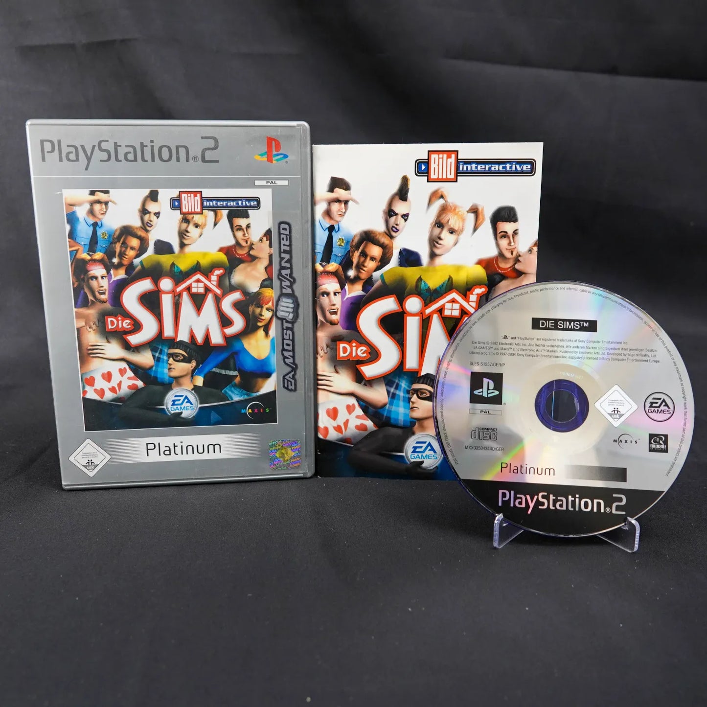 Die SIMS - Playstation 2 / PS2 Platinum - CiB - Deutsch - Gebraucht