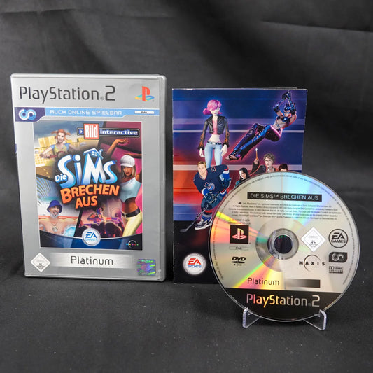 Die SIMS brechen aus - Playstation 2 / PS2 Platinum - CiB - Deutsch - Gebraucht