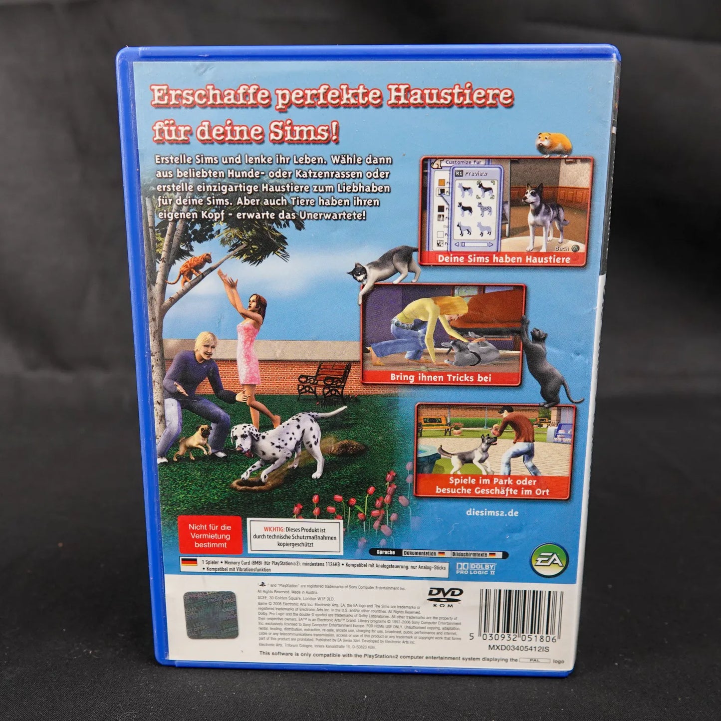 Die SIMS 2: Haustiere - Playstation 2 / PS2 - CiB - Deutsch - Gebraucht
