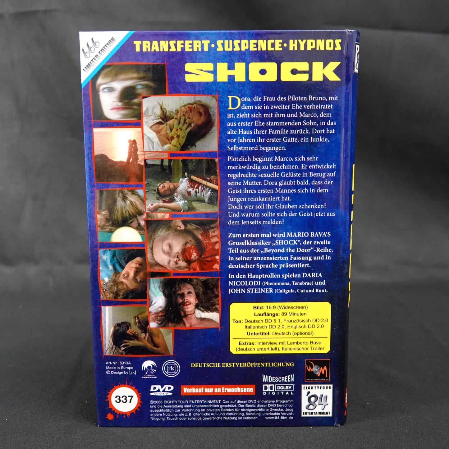 Shock - Ein Film von Mario Brava - DVD Mediabook - 666 Limited Edition - Deutsch