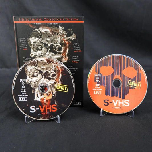 S-VHS aka. V/H/S/2 Uncut - Who's Tracking You? - Blue Ray Media Book - Deutsch