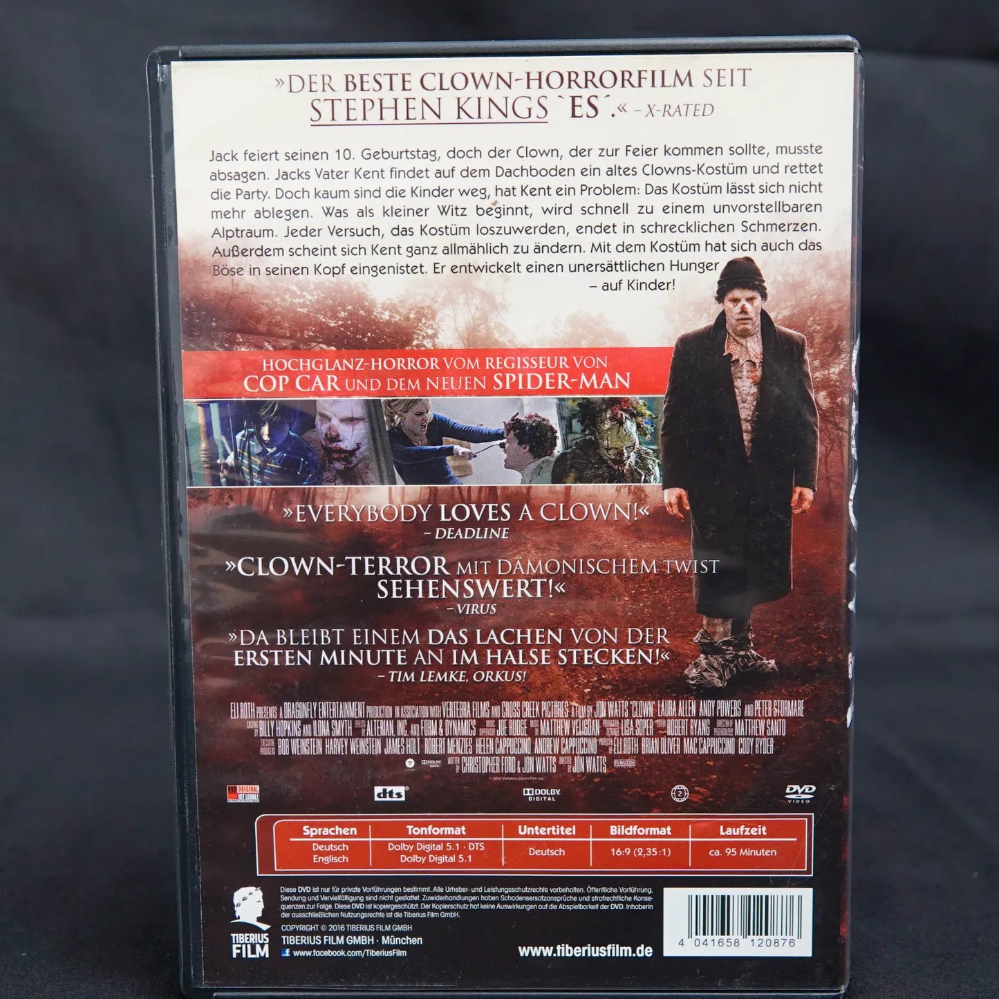 Clown - Uncut - Eli Roth - DVD mit Wendecover - Deutsch