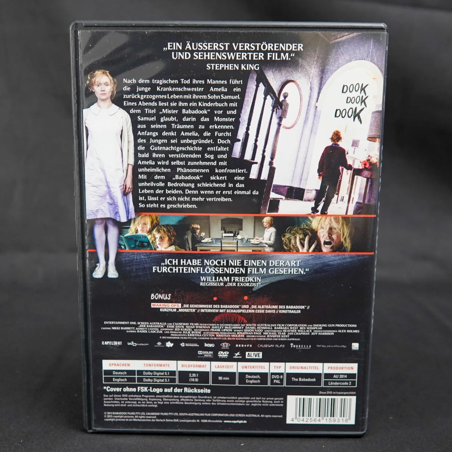 Der Babadook - DVD mit Wendecover - Deutsch