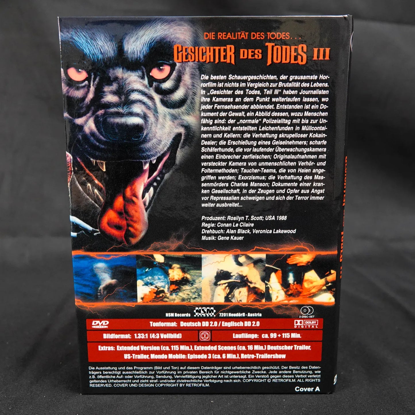 Gesichter des Todes III / 3 - Extended Version DVD Mediabook - Deutsch