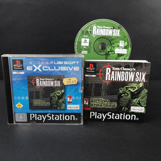 Tom Clancy's Rainbow Six - Playsation 1 PS1 - CiB Komplett - Deutsch - Gebraucht