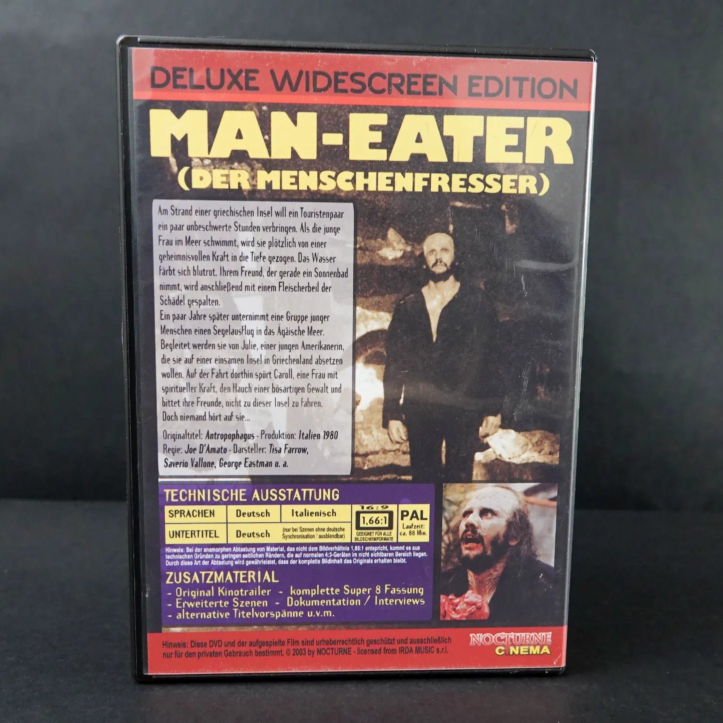 Man-Eater - Der Menschenfresser - Deluxe Widescreen Edition - DVD Deutsch