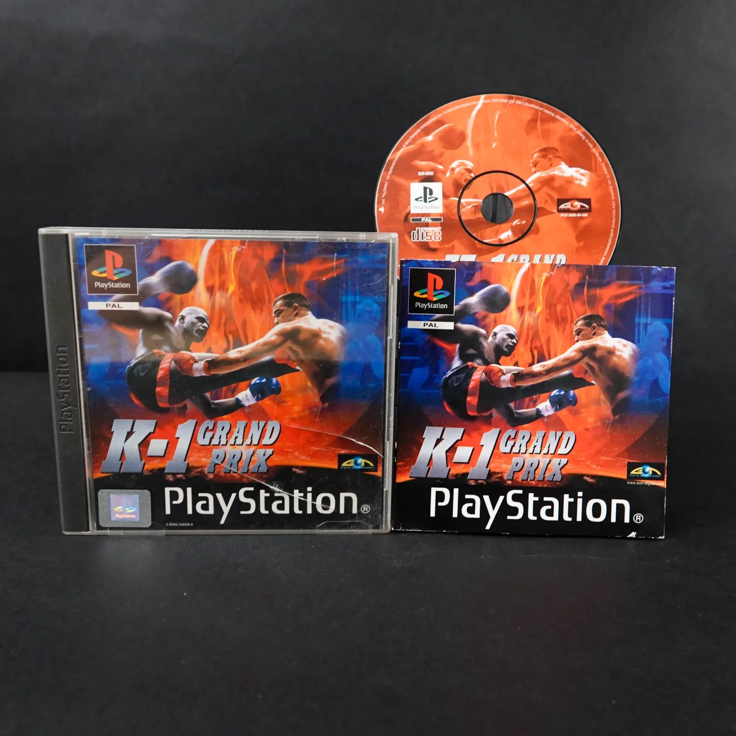 K-1 Grand Prix - Playsation 1 PS1 Boxing Spiel - CiB - Englisch - Gebraucht