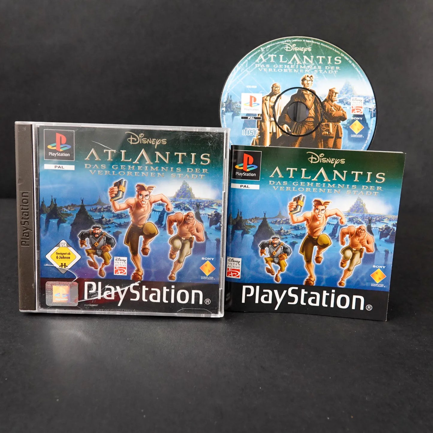 Atlantis: Das Geheimnis der verlorenen Stadt - Playsation 1 PS1 - CiB - Deutsch