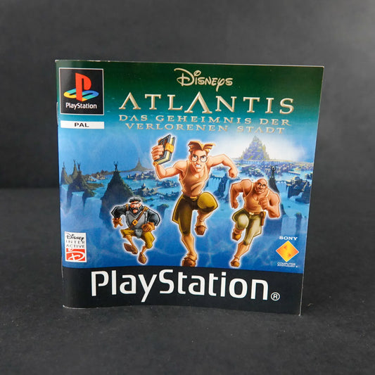 Atlantis: Das Geheimnis der verlorenen Stadt - Playsation 1 PS1 - CiB - Deutsch