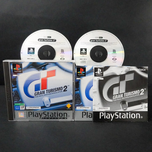 GT Gran Tourismo 2 - Playsation 1 PS1 Platinum - CiB - Spanisch - Gebraucht