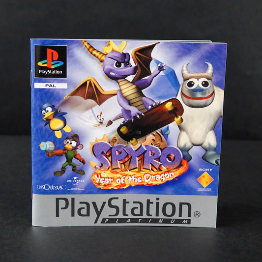 Spyro Year of the Dragon - Playsation 1 PS1 Platinum - CiB - Deutsch - Gebraucht