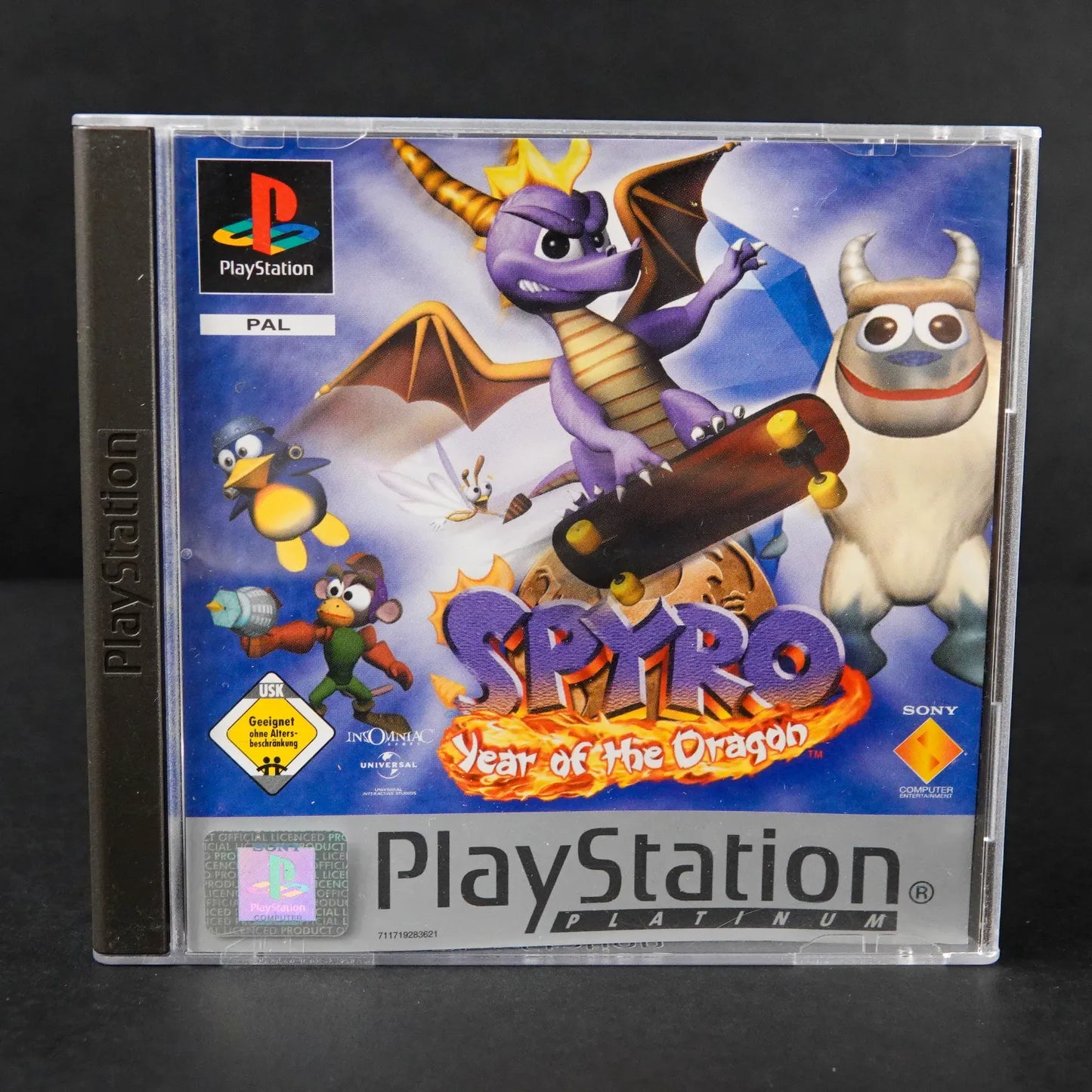 Spyro Year of the Dragon - Playsation 1 PS1 Platinum - CiB - Deutsch - Gebraucht