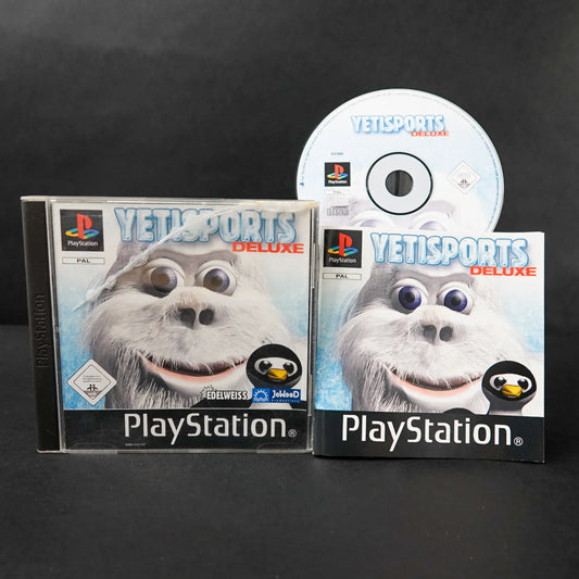 Yetisports Deluxe - Playsation 1 PS1 - CiB mit Anleitung - Deutsch - Gebraucht