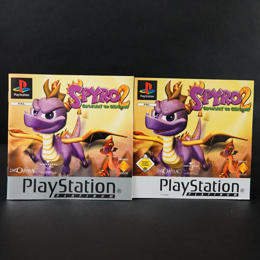 Spyro 2: Gateway to Glimmer - Playsation PS1 Platinum - CiB - Deutsch Gebraucht