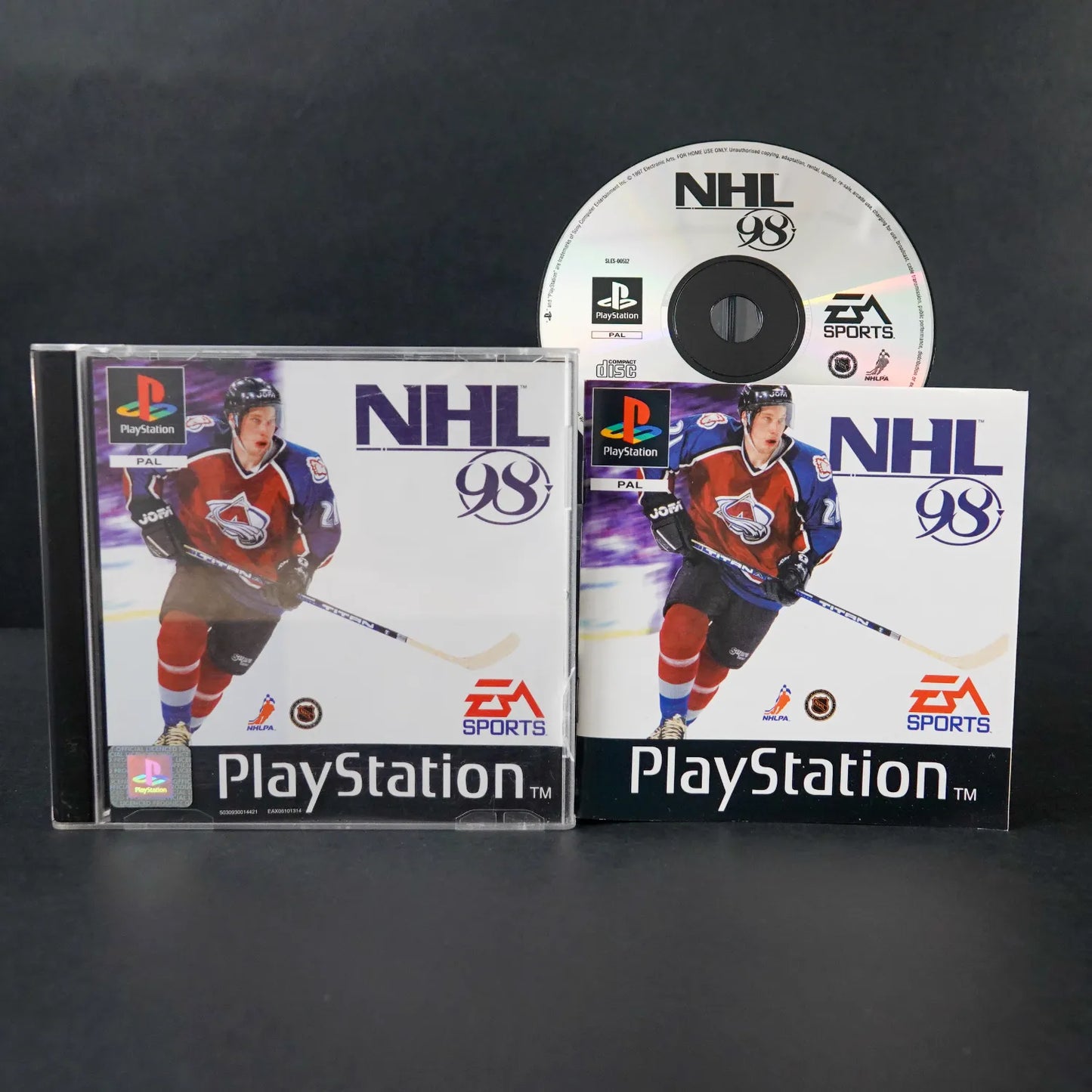 NHL 98 - Playsation 1 PS1 Ice Hockey Spiel - CiB - Deutsch - Gebraucht