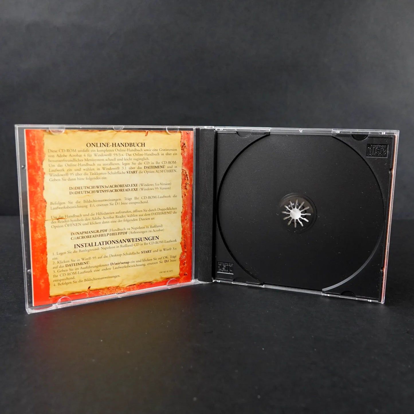 Die Große Schlacht von Napoleon - PC Game Disc im Jewel Case - Deutsch Gebraucht