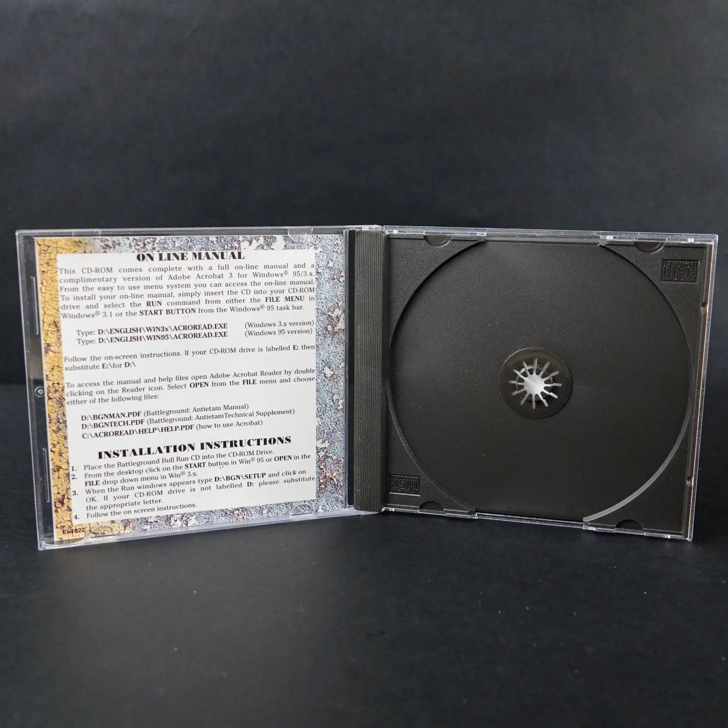 Battleground Antietam 1862 - PC Game - Disc im Jewel Case - Englisch - Gebraucht