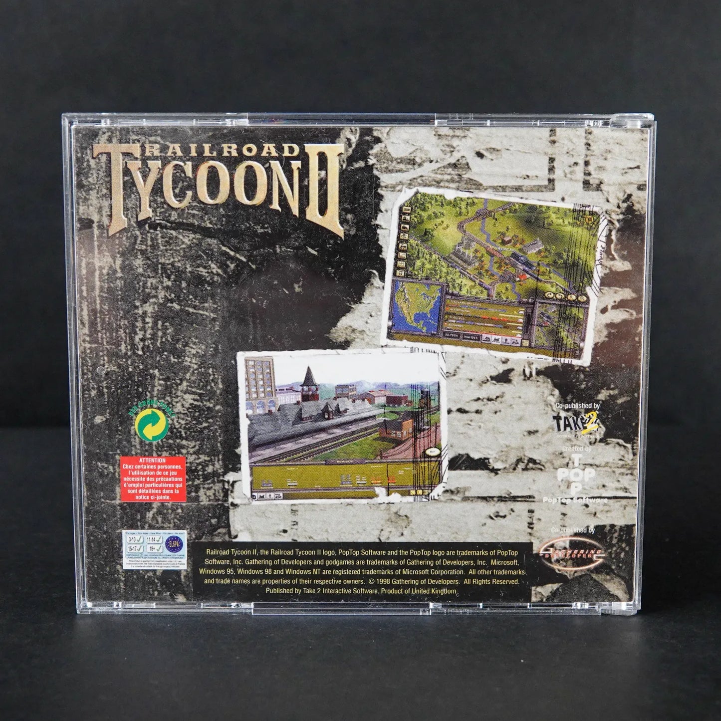 Railroad Tycoon 2 - PC Game - Disc im Jewel Case - Englisch - Gebraucht