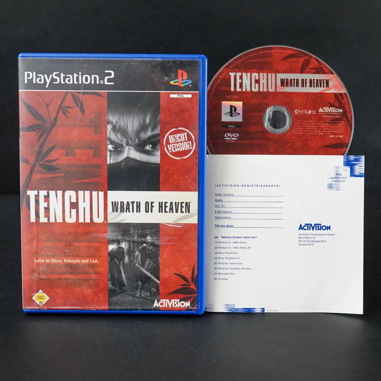 Tenchu Wrath of Heaven - Uncut - Playstation 2 PS2 - PAL Deutsch - Gebraucht