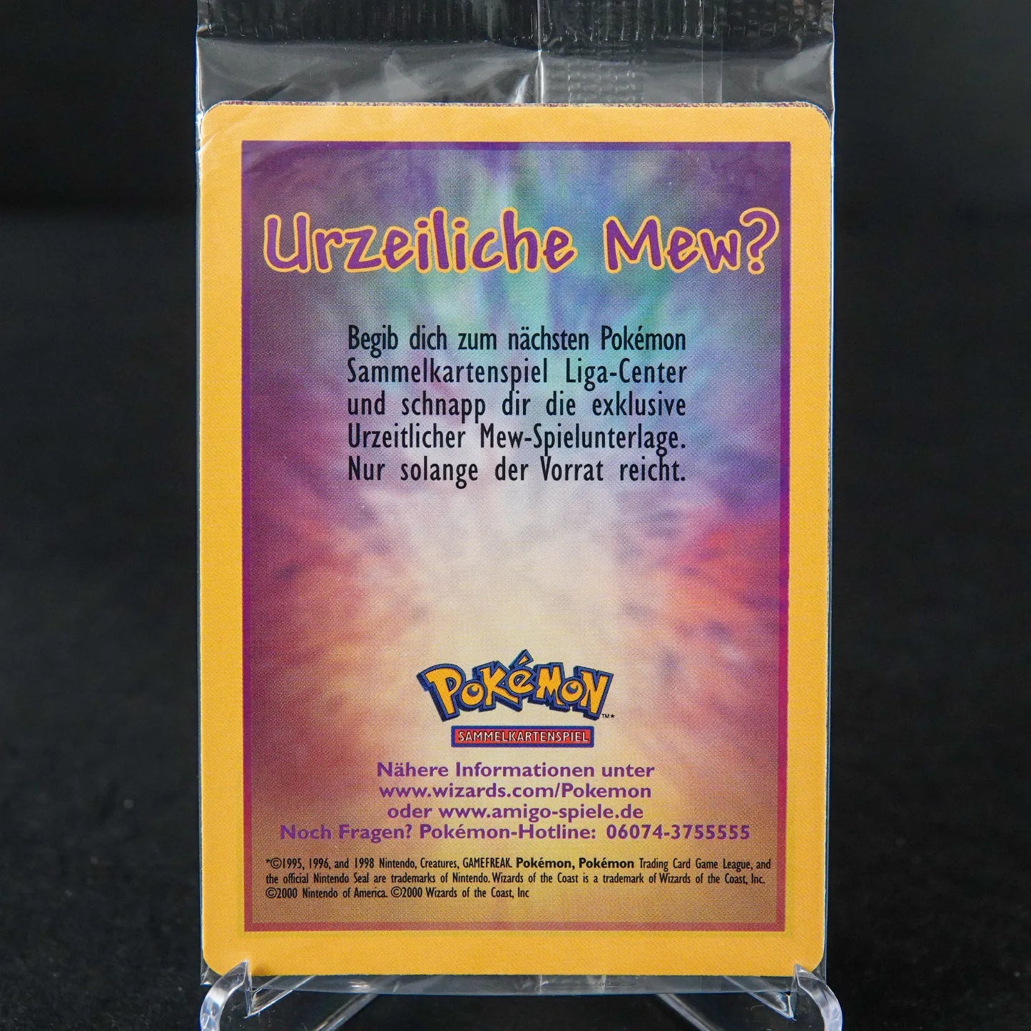 Pokémon Sammelkartenspiel - Ancient Mew - 1999 Kino-Promo - DE - MINT - Sealed