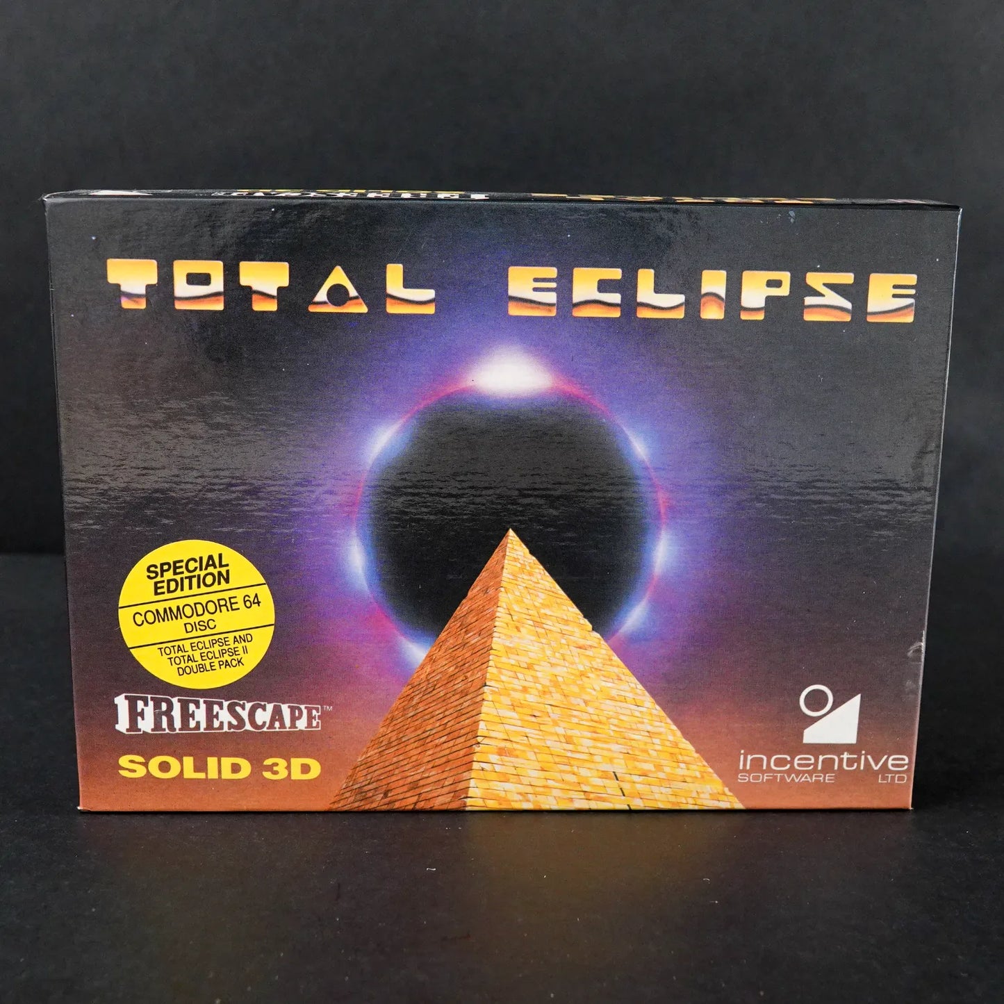 Total Eclipse Special Edition Commodore 64 C64 Diskette CiB Anleitung und Poster