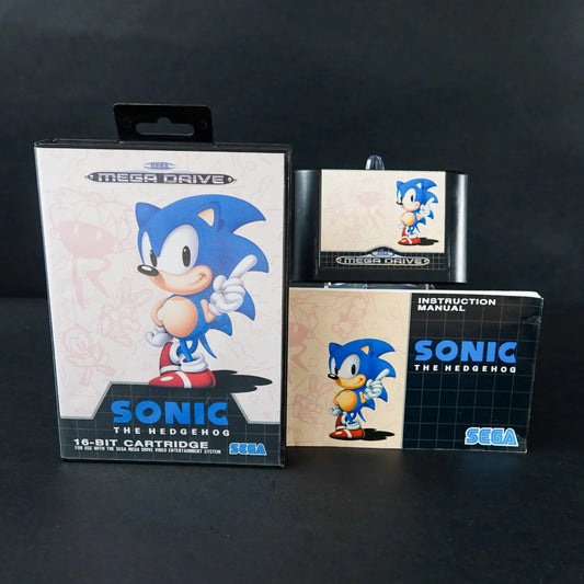 Sonic the Hedgehog - Sega Mega Drive - CiB Komplett mit Anleitung - Gebraucht