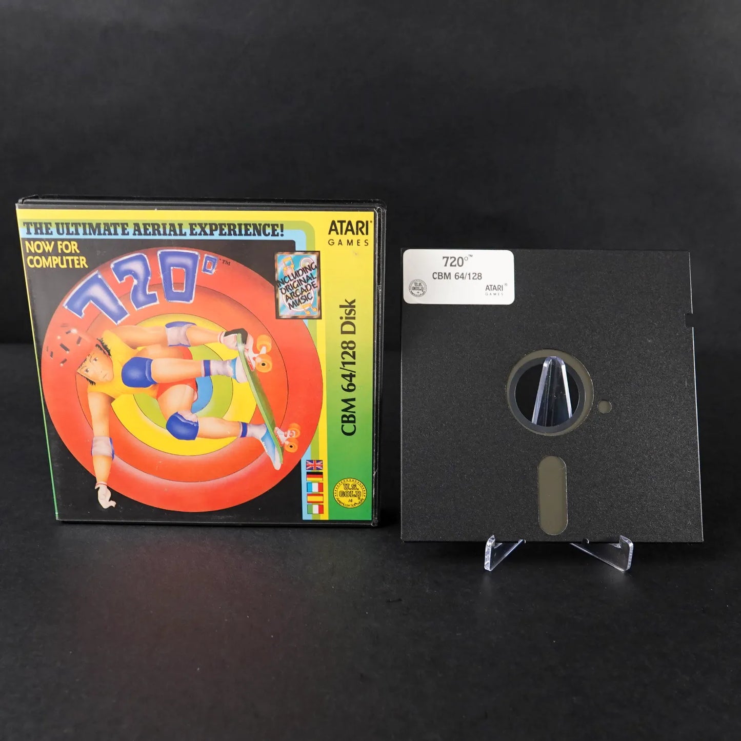 720° - CBM Commodore 64 C64 / 128 Diskette - CiB Komplett - Englisch