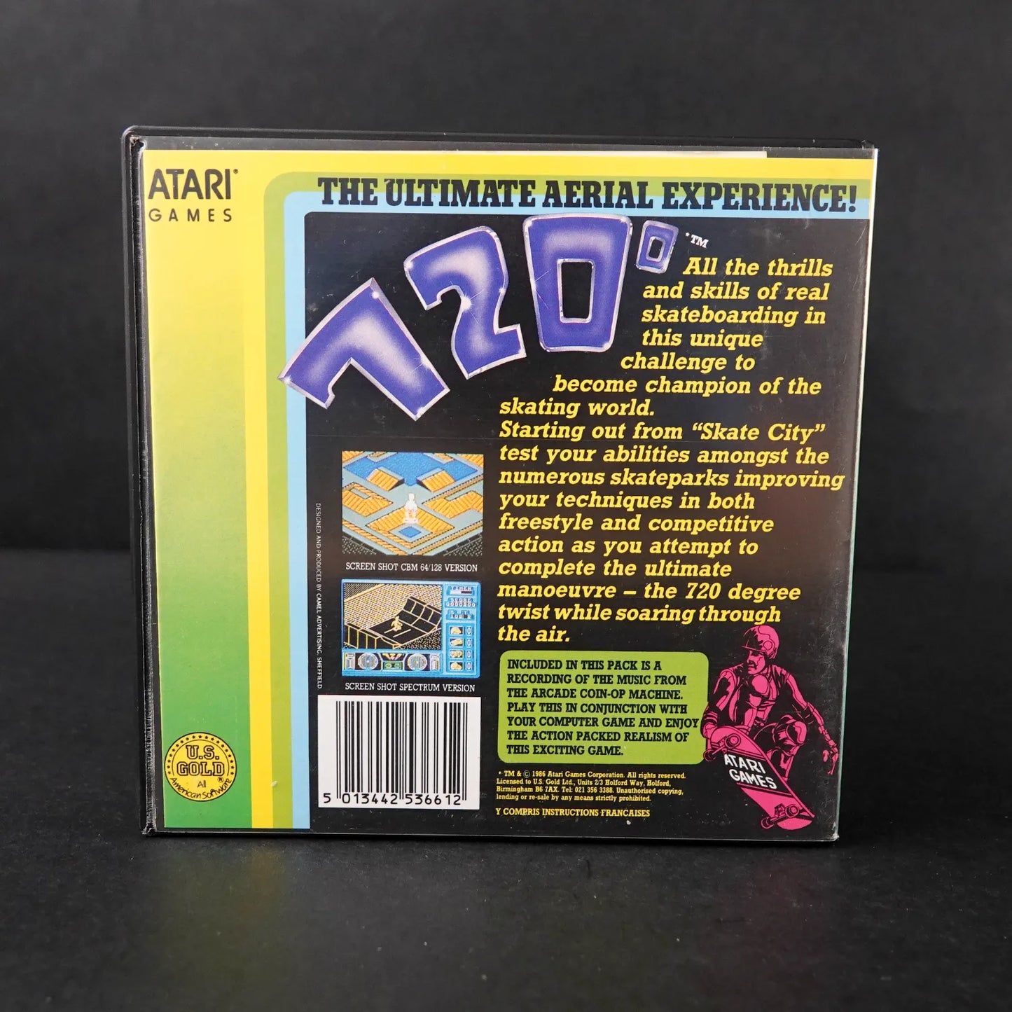 720° - CBM Commodore 64 C64 / 128 Diskette - CiB Komplett - Englisch