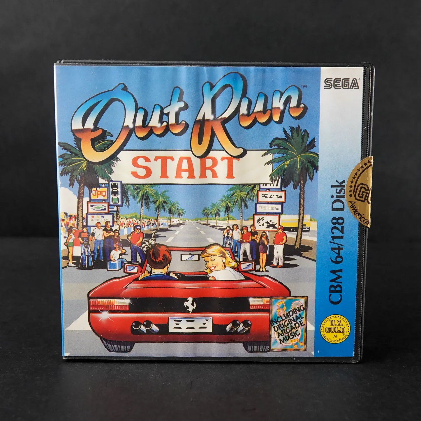 Sega Out Run - CBM Commodore 64 C64 / 128 Diskette - CiB Komplett - Englisch