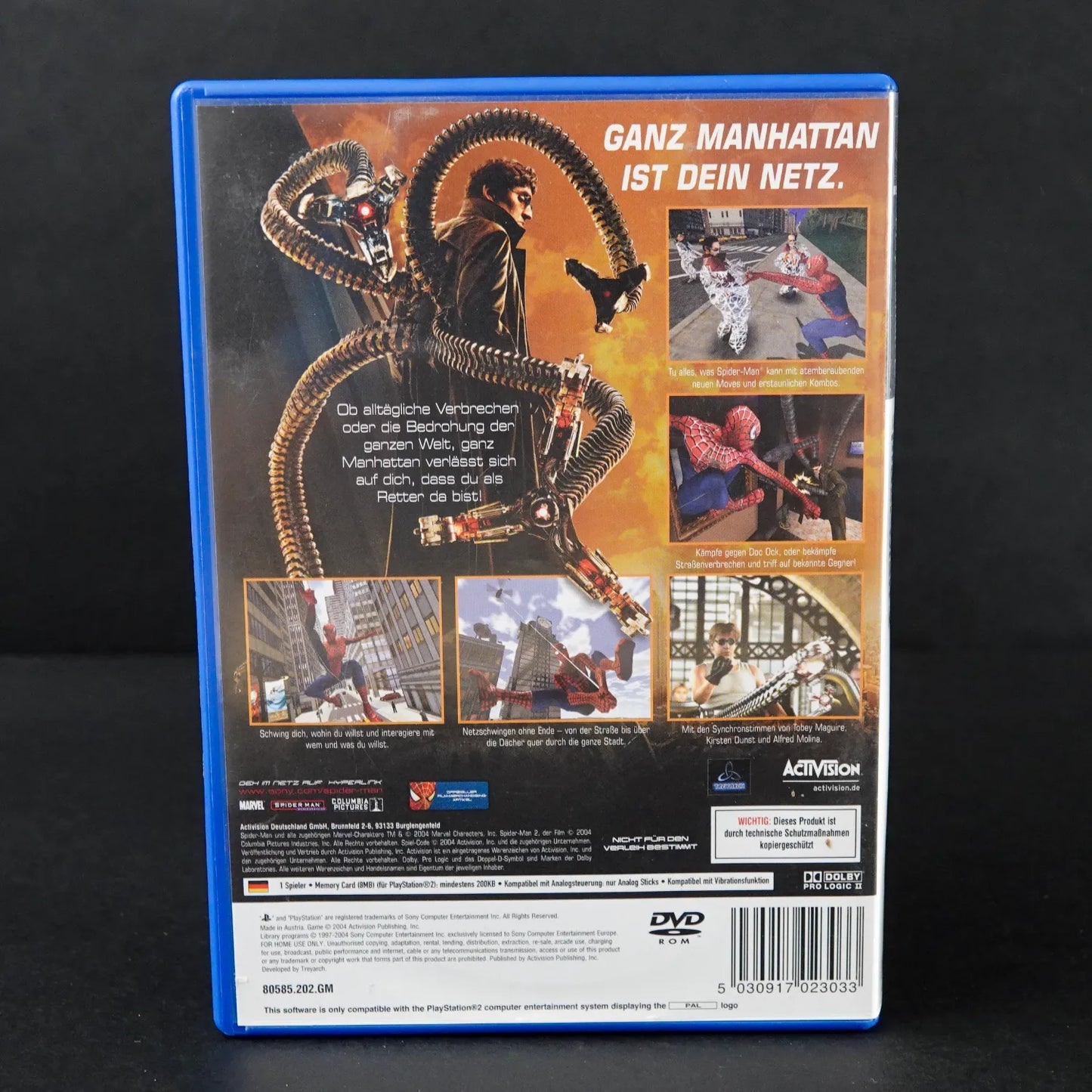 Spider-Man 2 - Playstation 2 PS2 Spiel - CiB - PAL Deutsch - Gebraucht