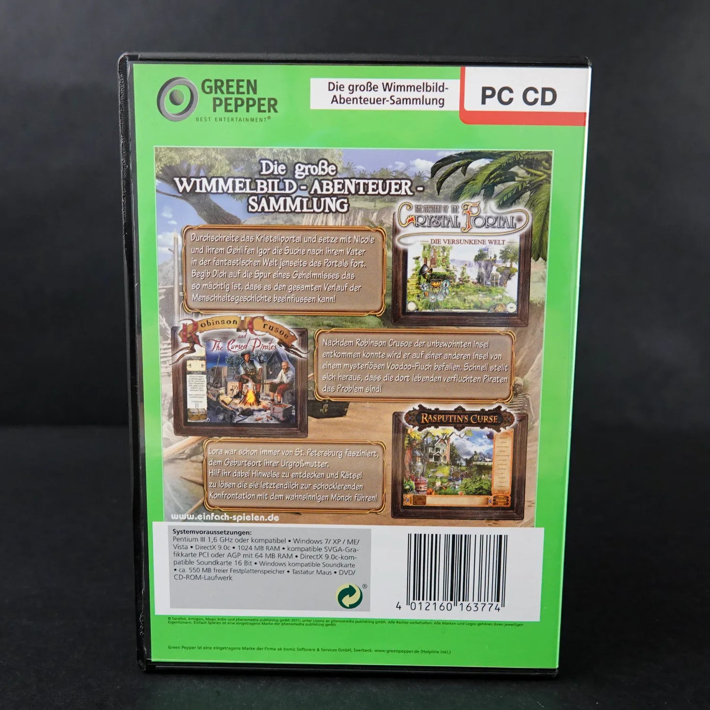 Green Pepper - Wimmelbild Abenteuer Sammlung - PC Game - Deutsch - Gebraucht