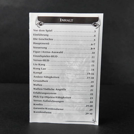 Mortal Kombat Shaolin Monks - Playstation 2 PS2 - PAL Deutsch Gebraucht - FSK18