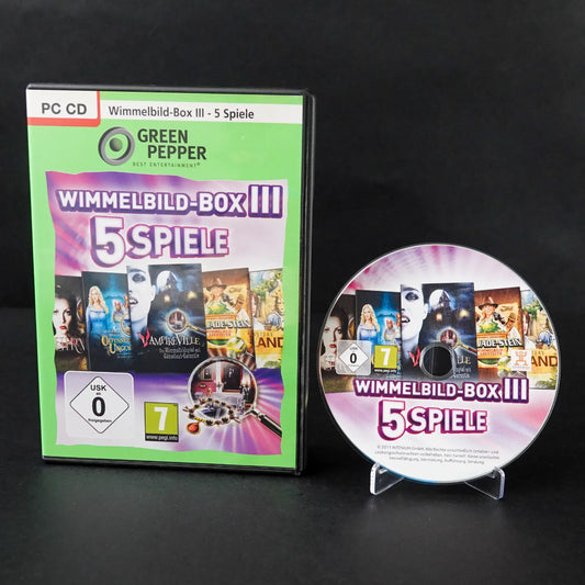 Green Pepper - Wimmelbild Box III - 5 Spiele - PC Game - Deutsch - Gebraucht