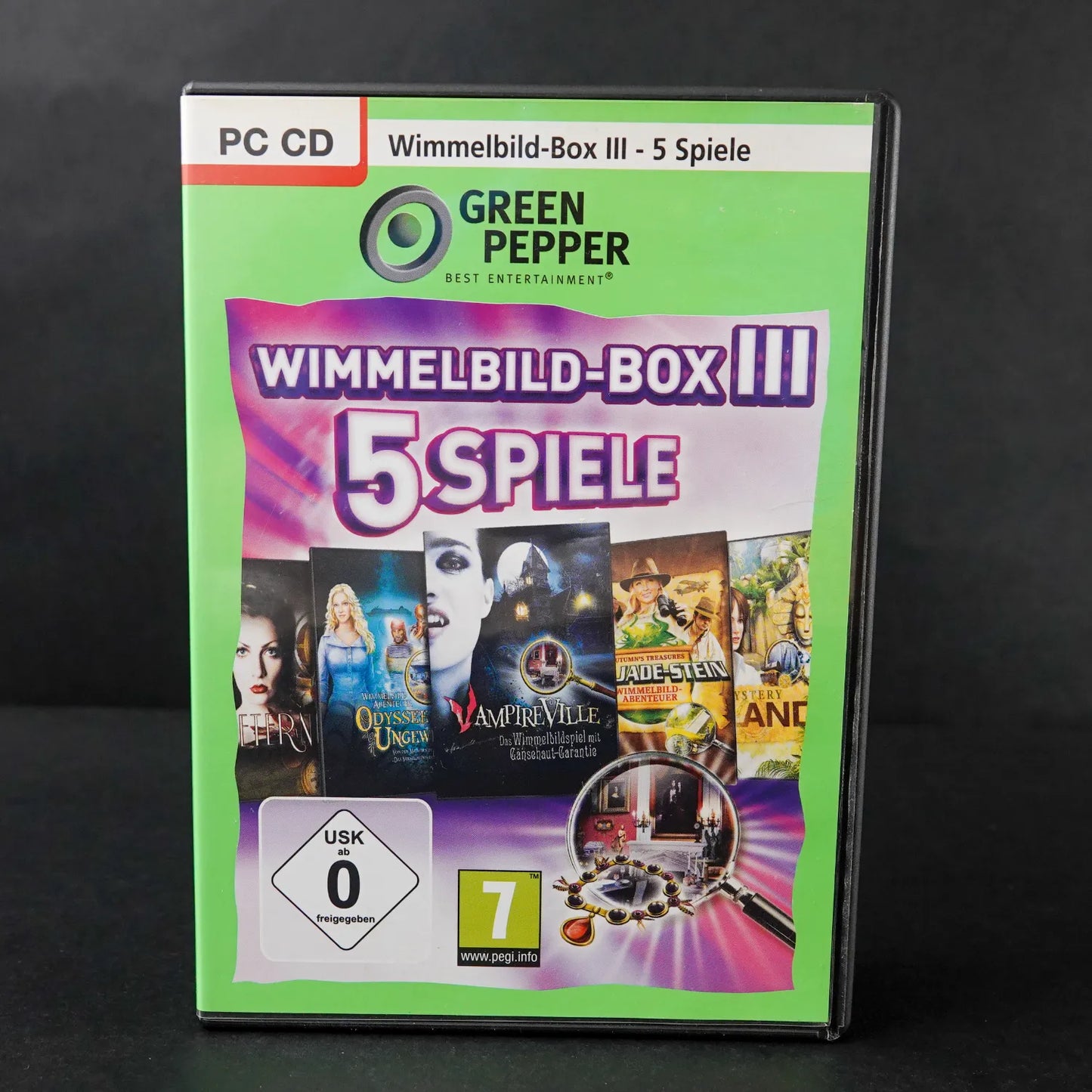 Green Pepper - Wimmelbild Box III - 5 Spiele - PC Game - Deutsch - Gebraucht