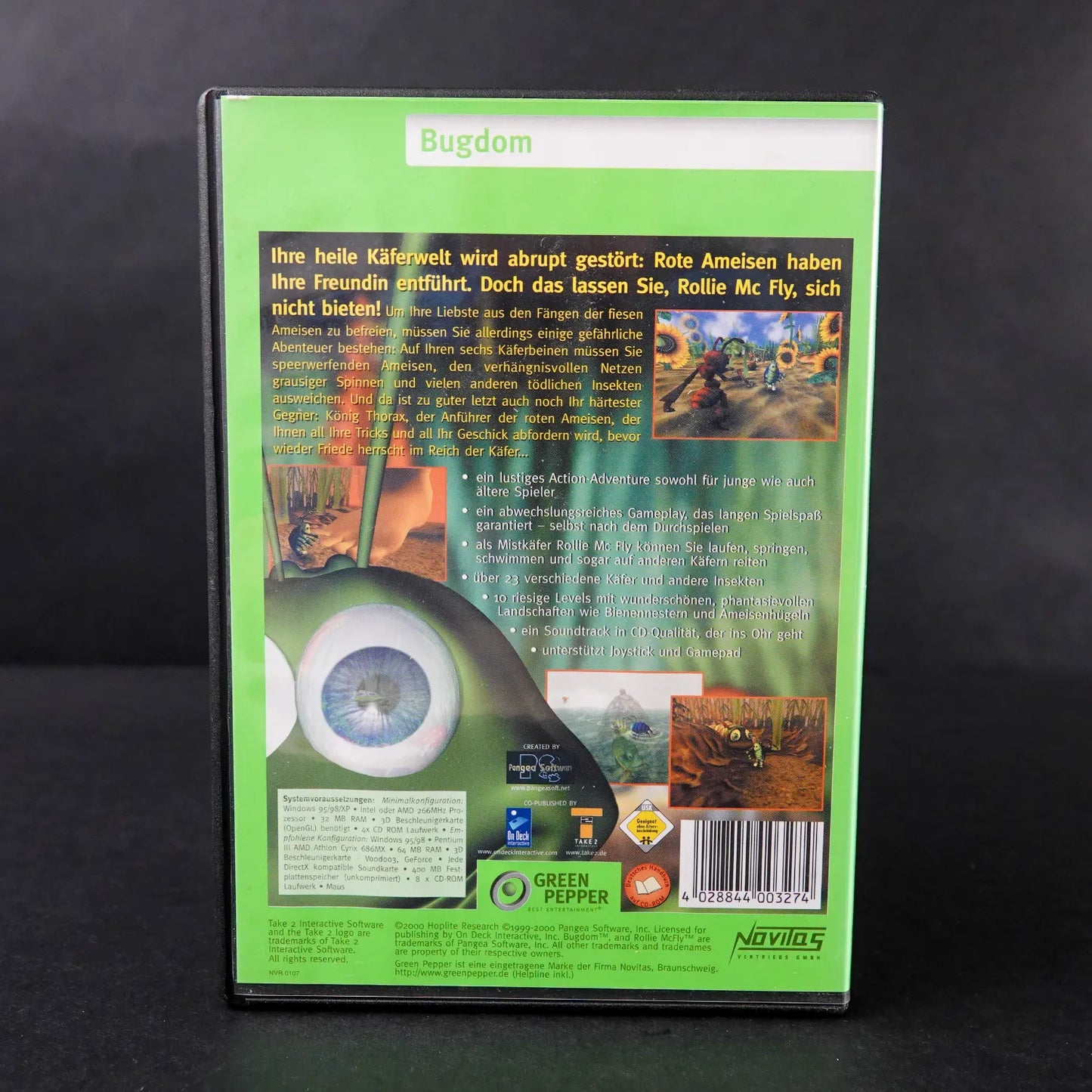 Green Pepper - Bugdom - PC Game Spiel - Deutsch - Gebraucht