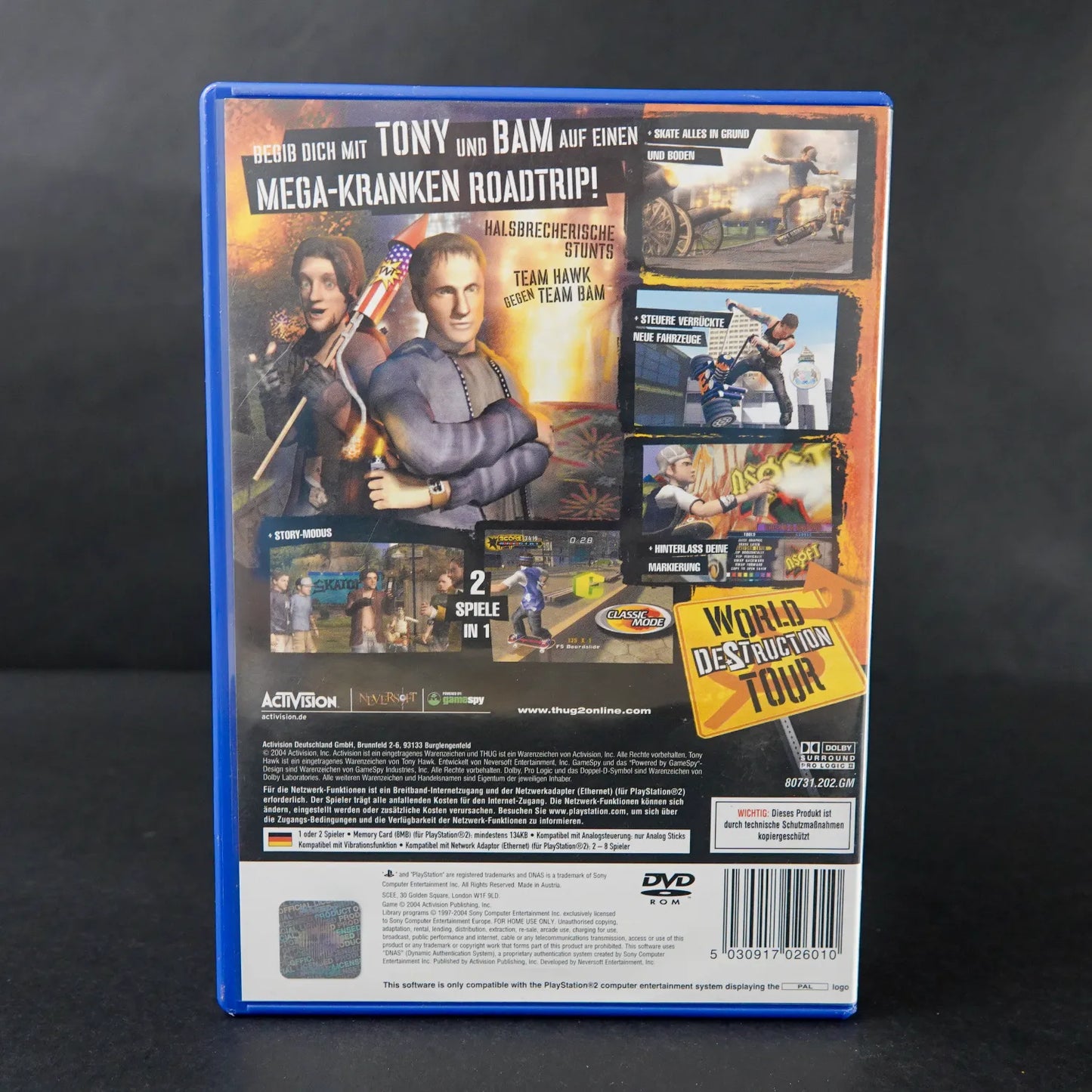 Tony Hawk's Underground 2 - Playstation 2 PS2 - CiB - PAL Deutsch - Gebraucht