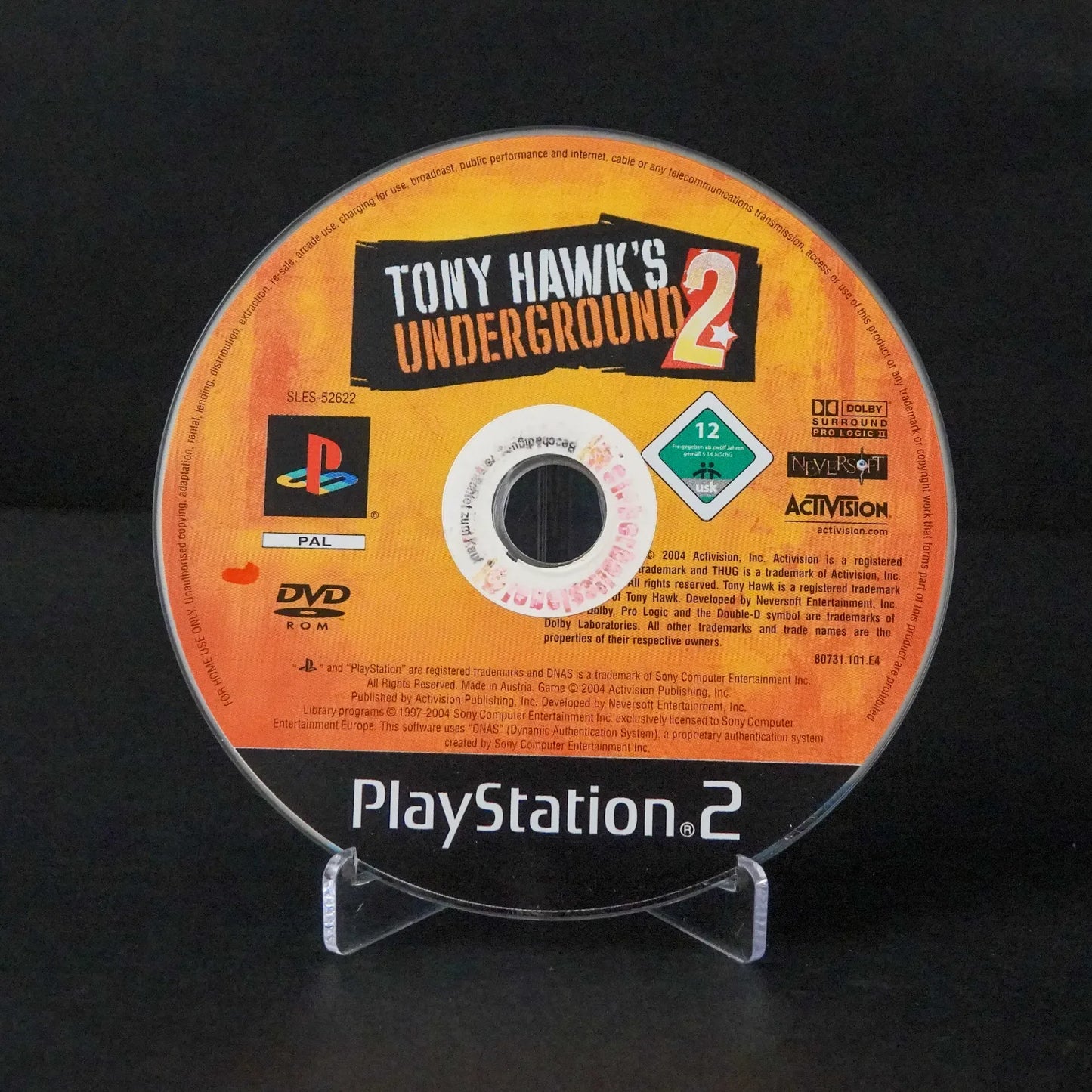 Tony Hawk's Underground 2 - Playstation 2 PS2 - CiB - PAL Deutsch - Gebraucht
