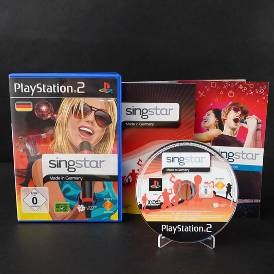 Singstar Made in Germany  - Playstation 2 PS2 - CiB - PAL Deutsch - Gebraucht