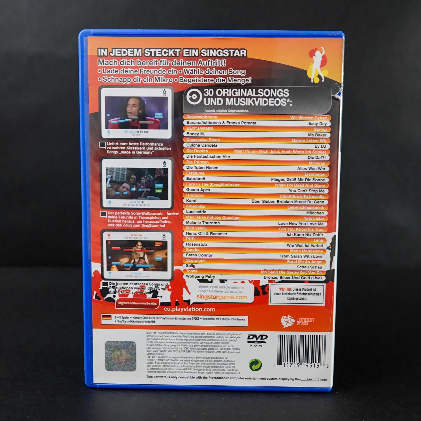 Singstar Made in Germany  - Playstation 2 PS2 - CiB - PAL Deutsch - Gebraucht