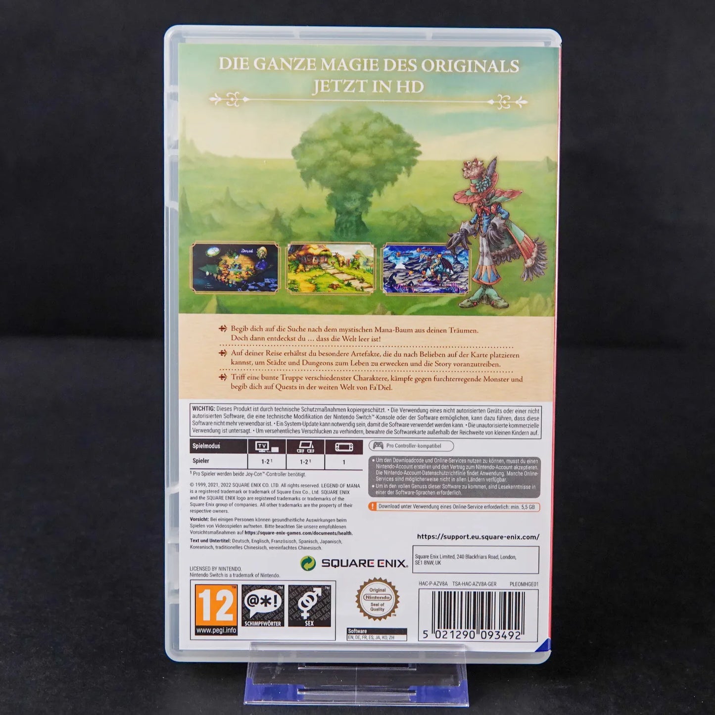 Legend of Mana - Nintendo Switch - Deutsch - Leerbox / ohne Modul