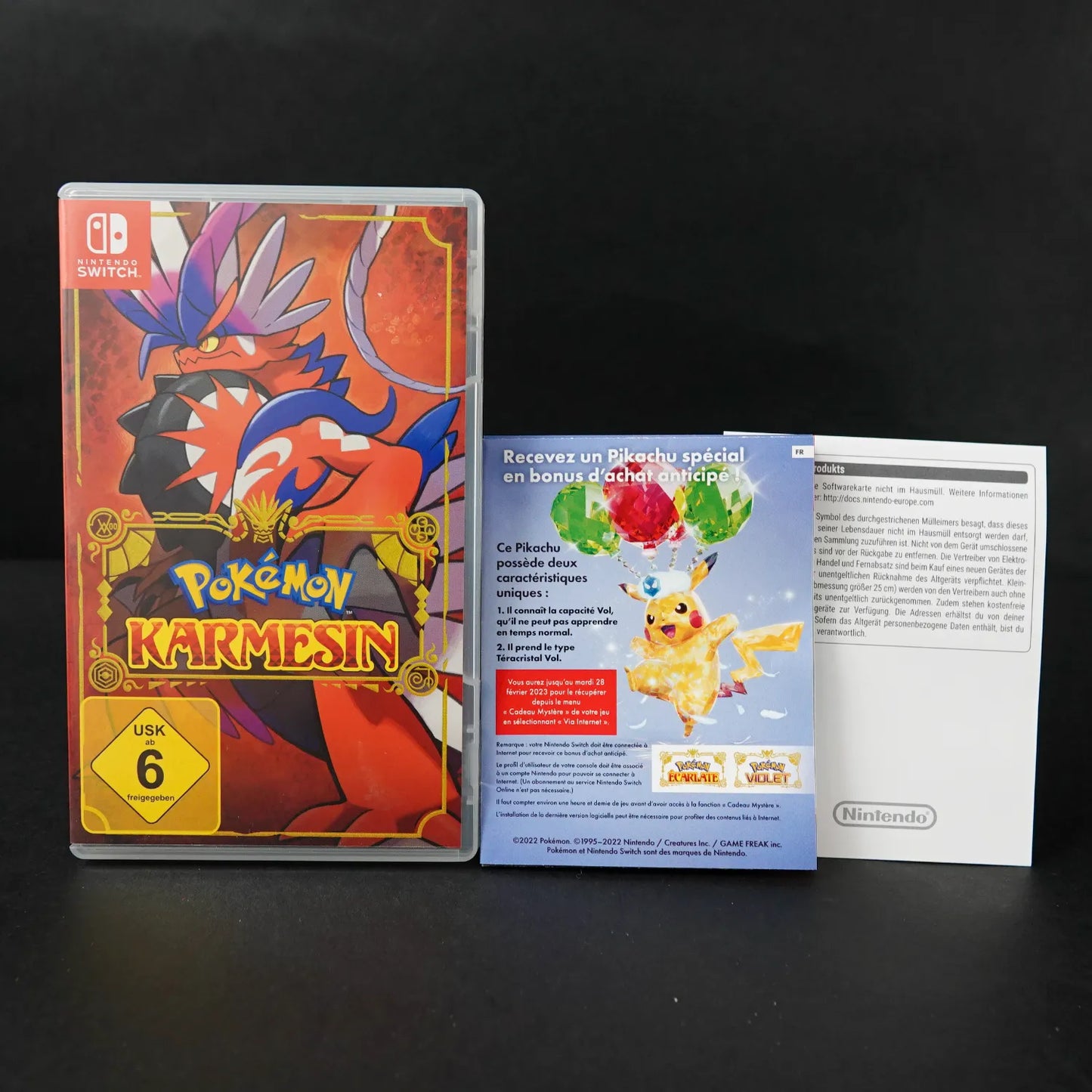 Pokémon Karmesin - Nintendo Switch Spiel - Deutsch - CiB - Gebraucht