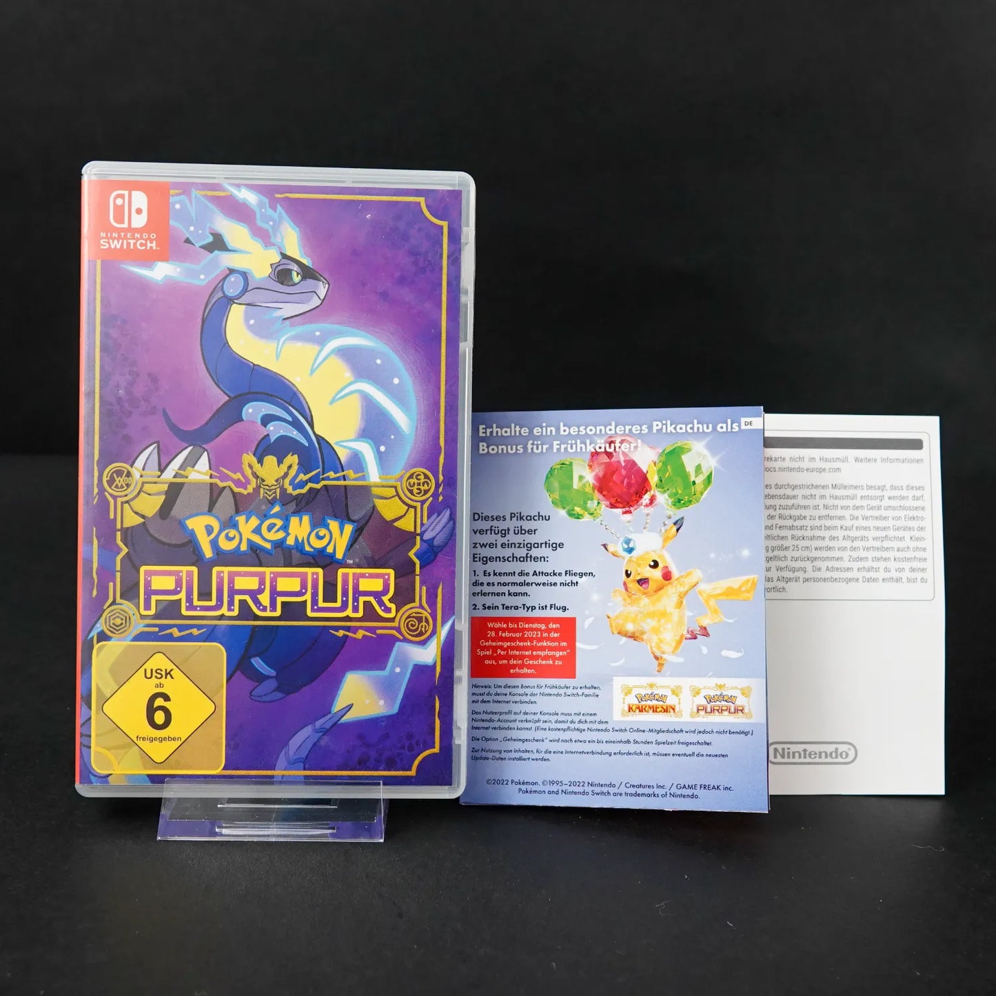 Pokémon Purpur - Nintendo Switch Spiel - Deutsch - CiB - Gebraucht