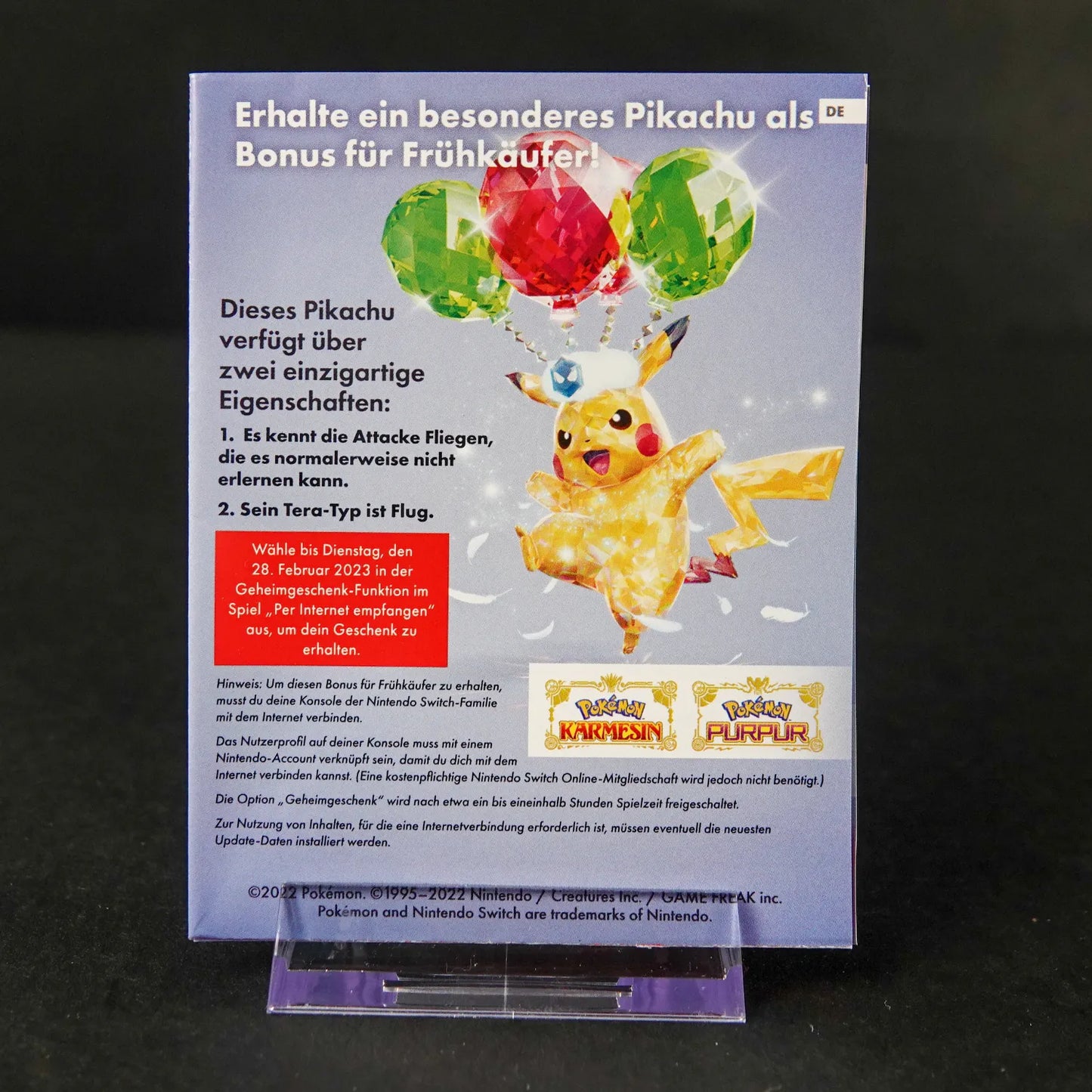 Pokémon Purpur - Nintendo Switch Spiel - Deutsch - CiB - Gebraucht